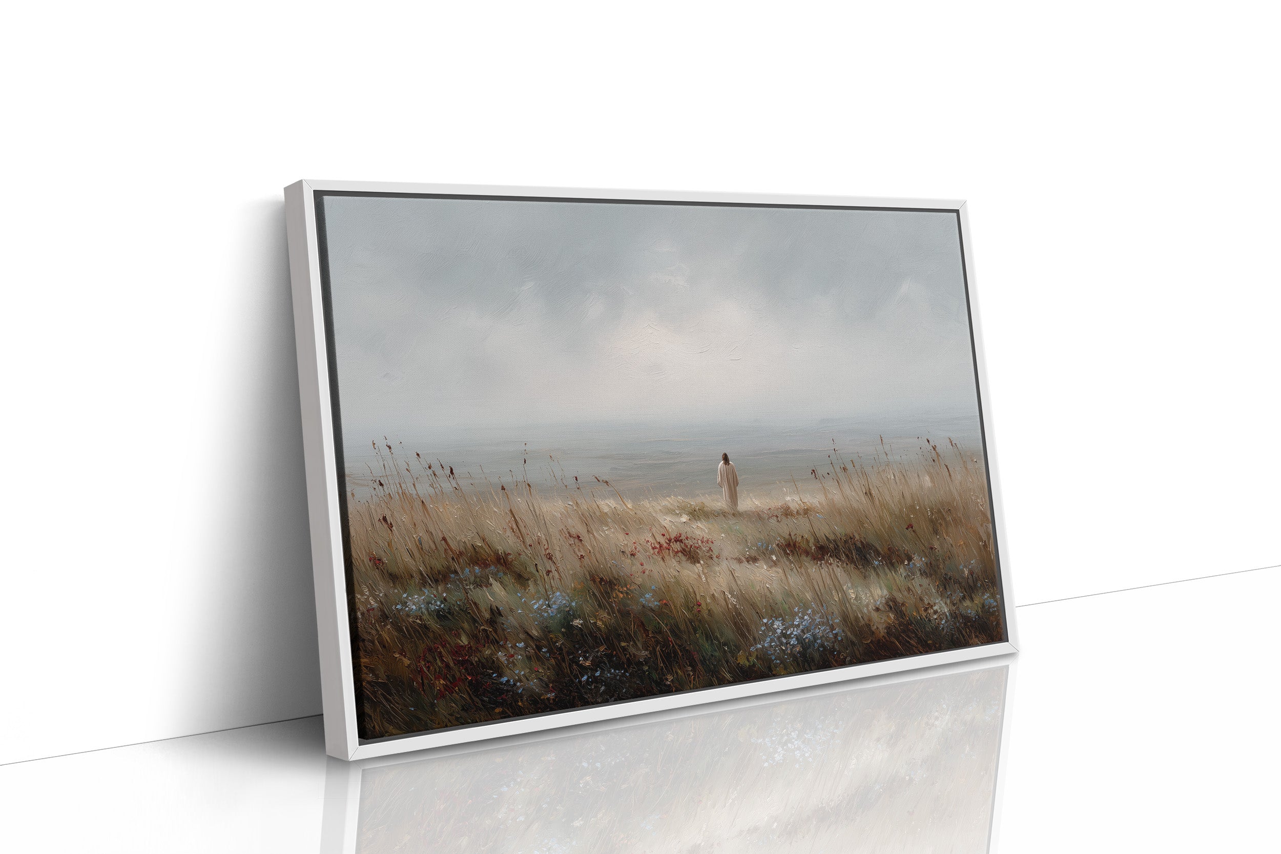 Solitude Calls Across Misty Fields