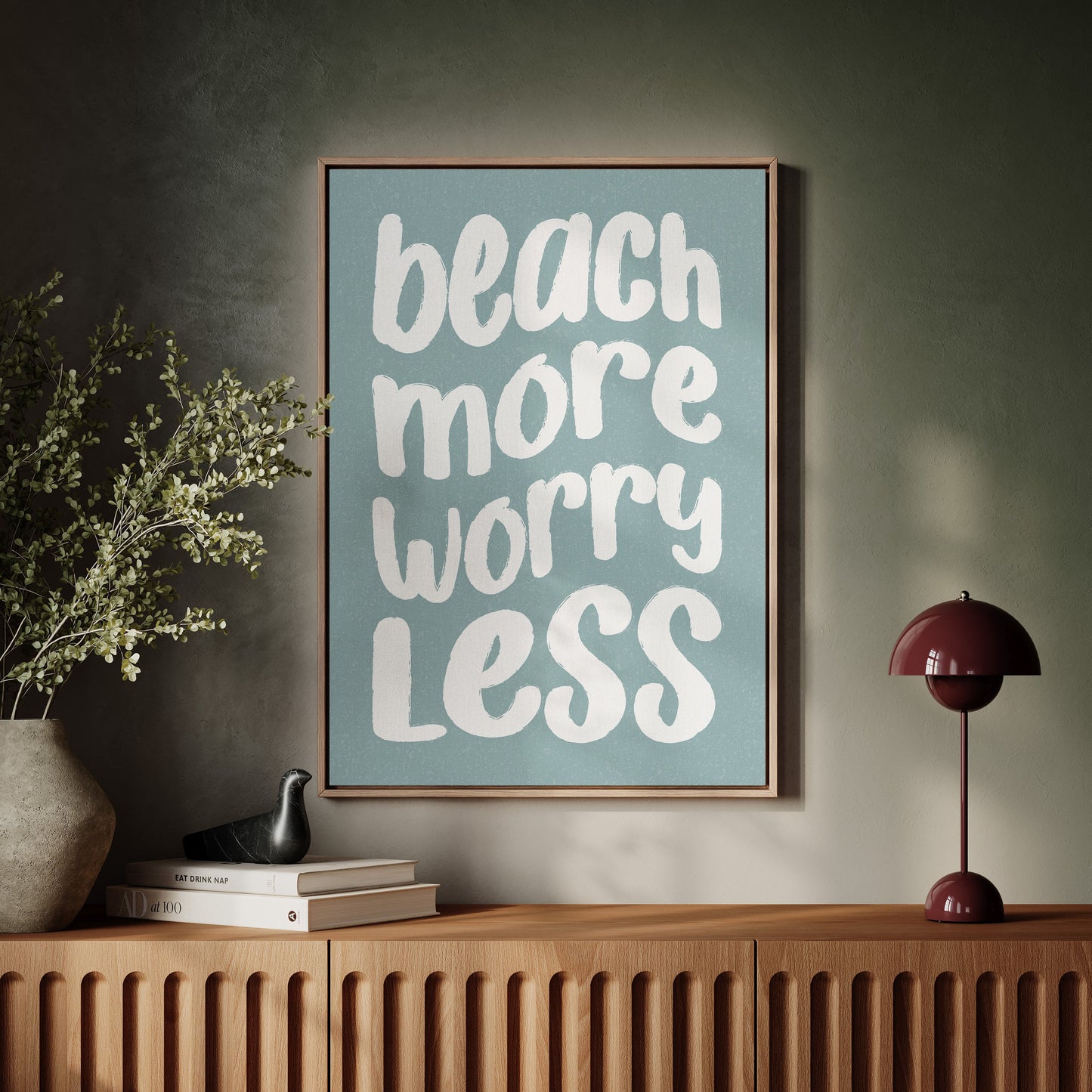 Coastal Letters Paint Simple Freedom