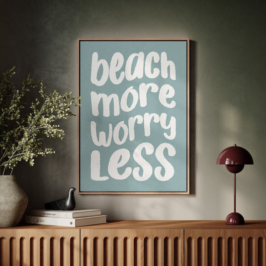 Coastal Letters Paint Simple Freedom