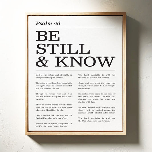 Be Still and Know Psalm 46