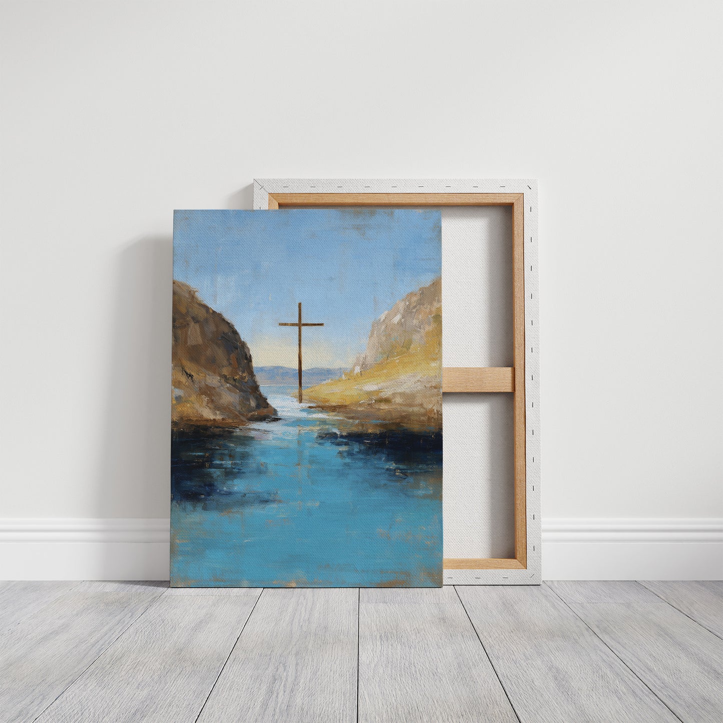 Faith Anchored Between Rocky Shores