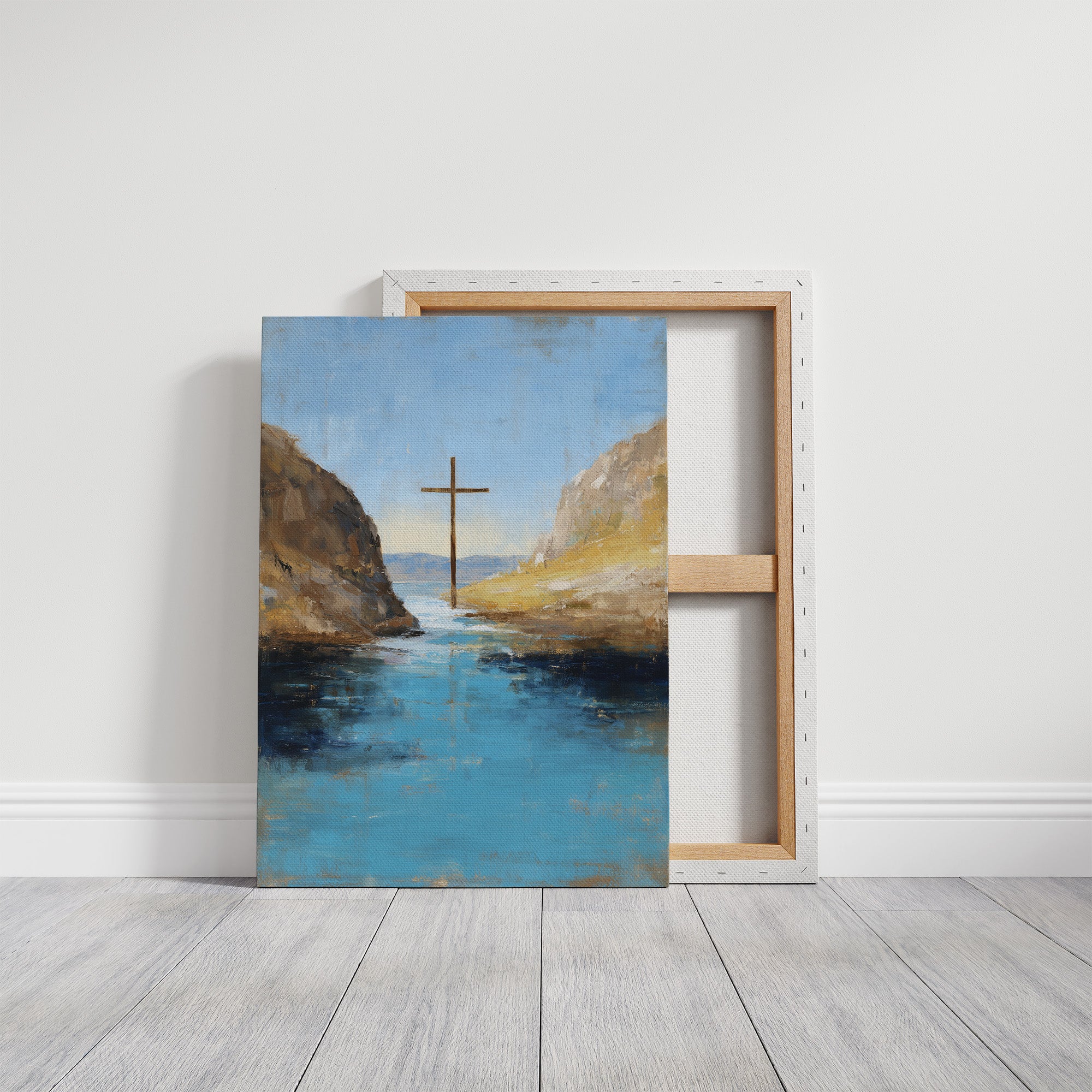 Faith Anchored Between Rocky Shores