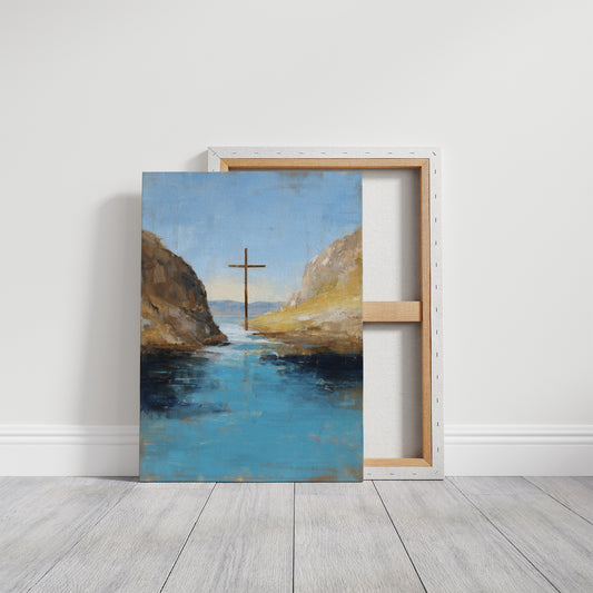 Faith Anchored Between Rocky Shores