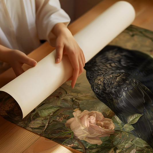 The Raven Among Blossoms