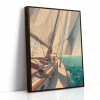 Sailboat Dreams In Afternoon Sun