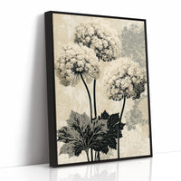 Lace Blooms in Ivory and Taupe