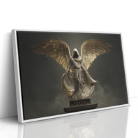 Wings Ascend From Ancient Stone