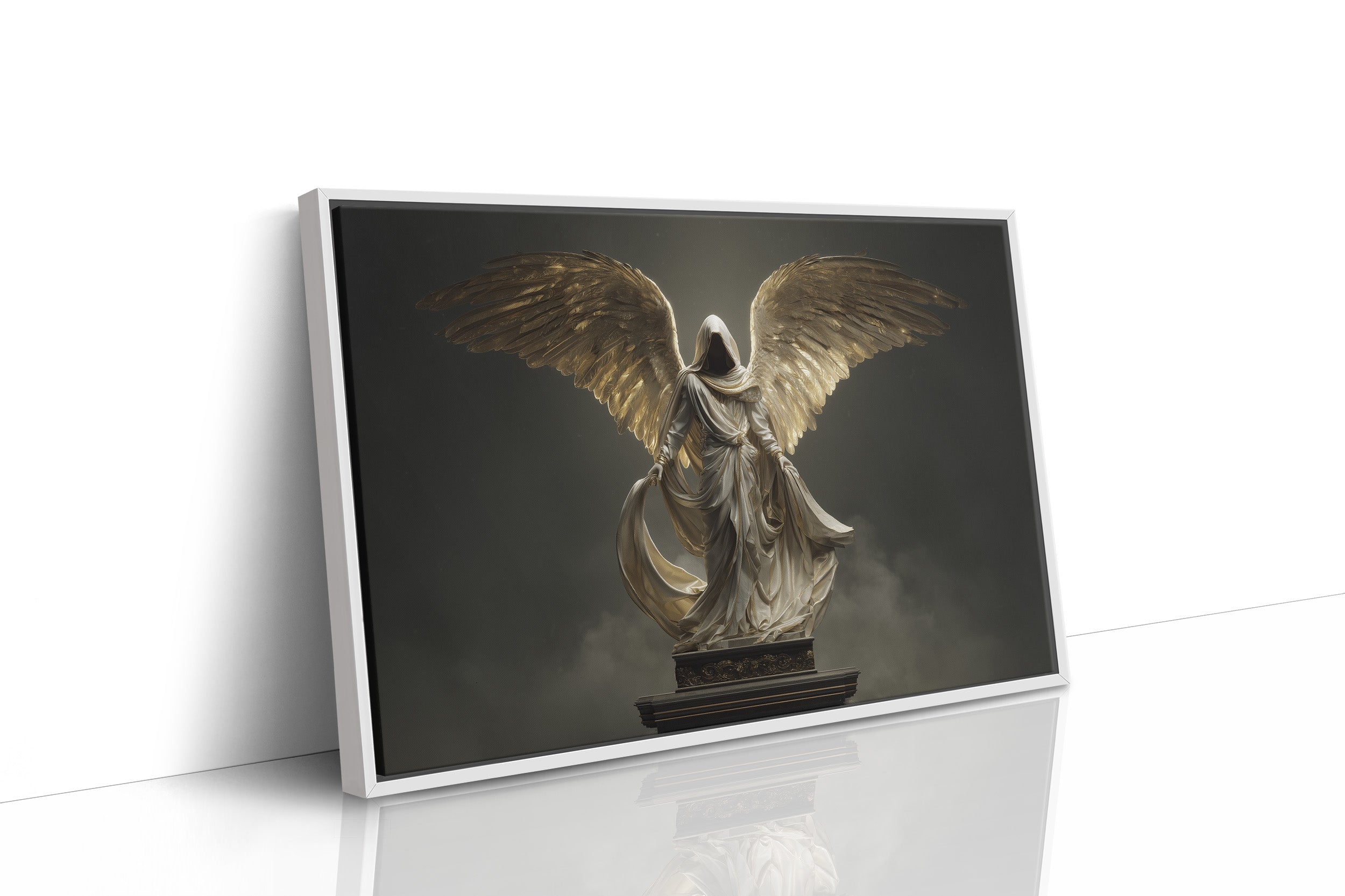 Wings Ascend From Ancient Stone