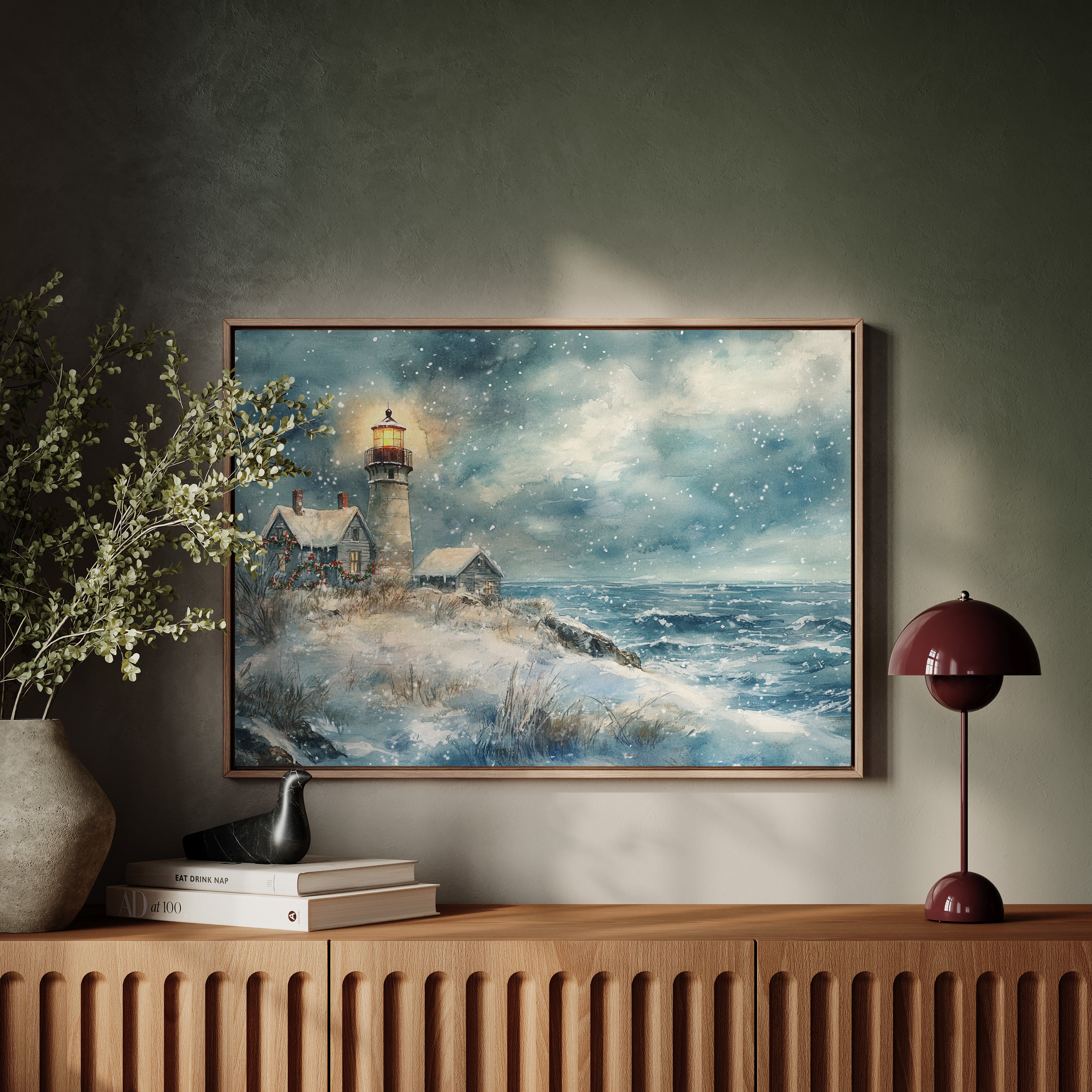 Winter Light Guides Ships Home