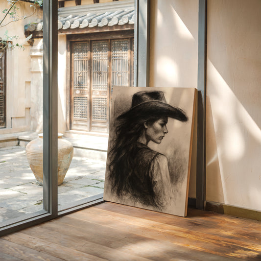Cowgirl in Charcoal
