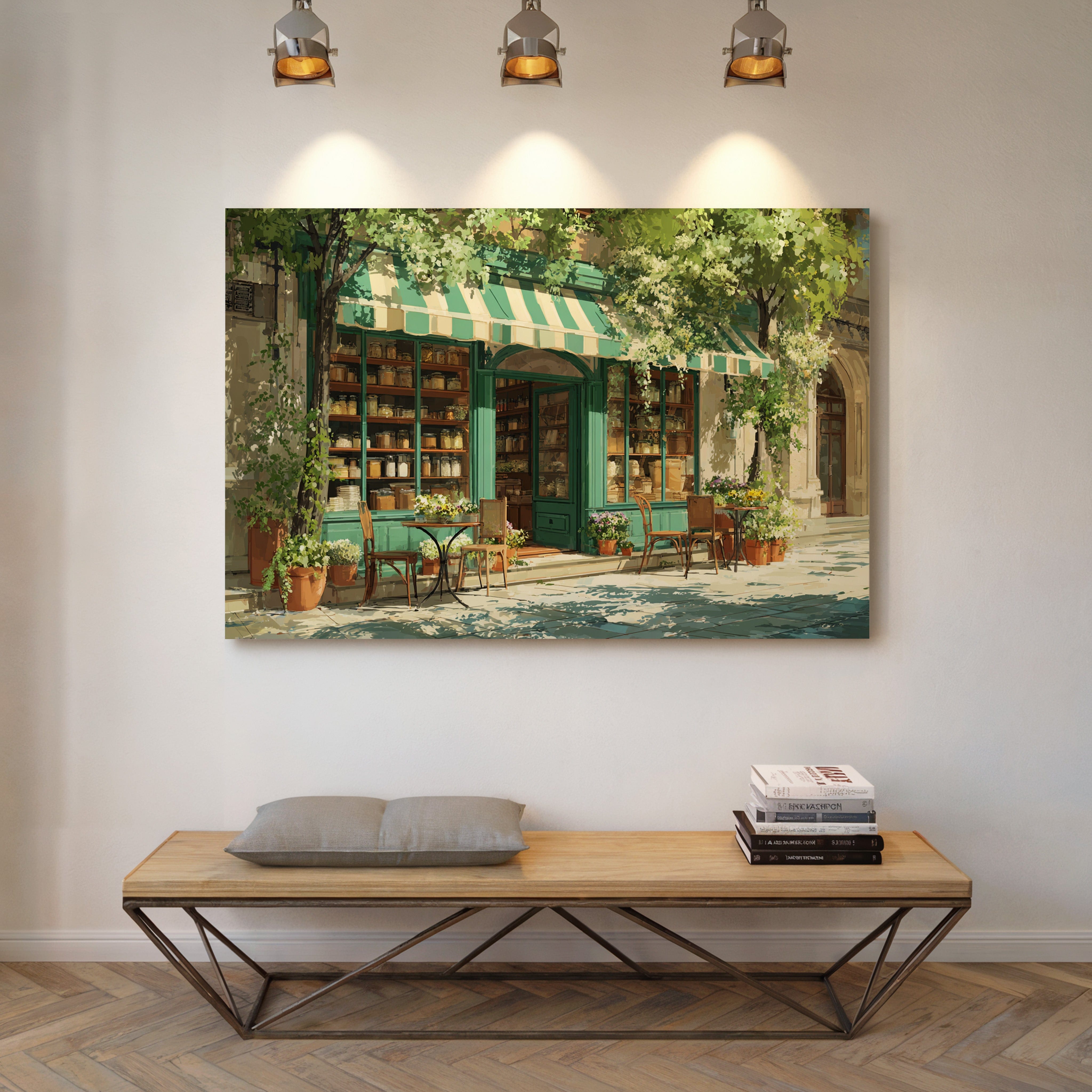 Summer Spills Into Corner Cafe