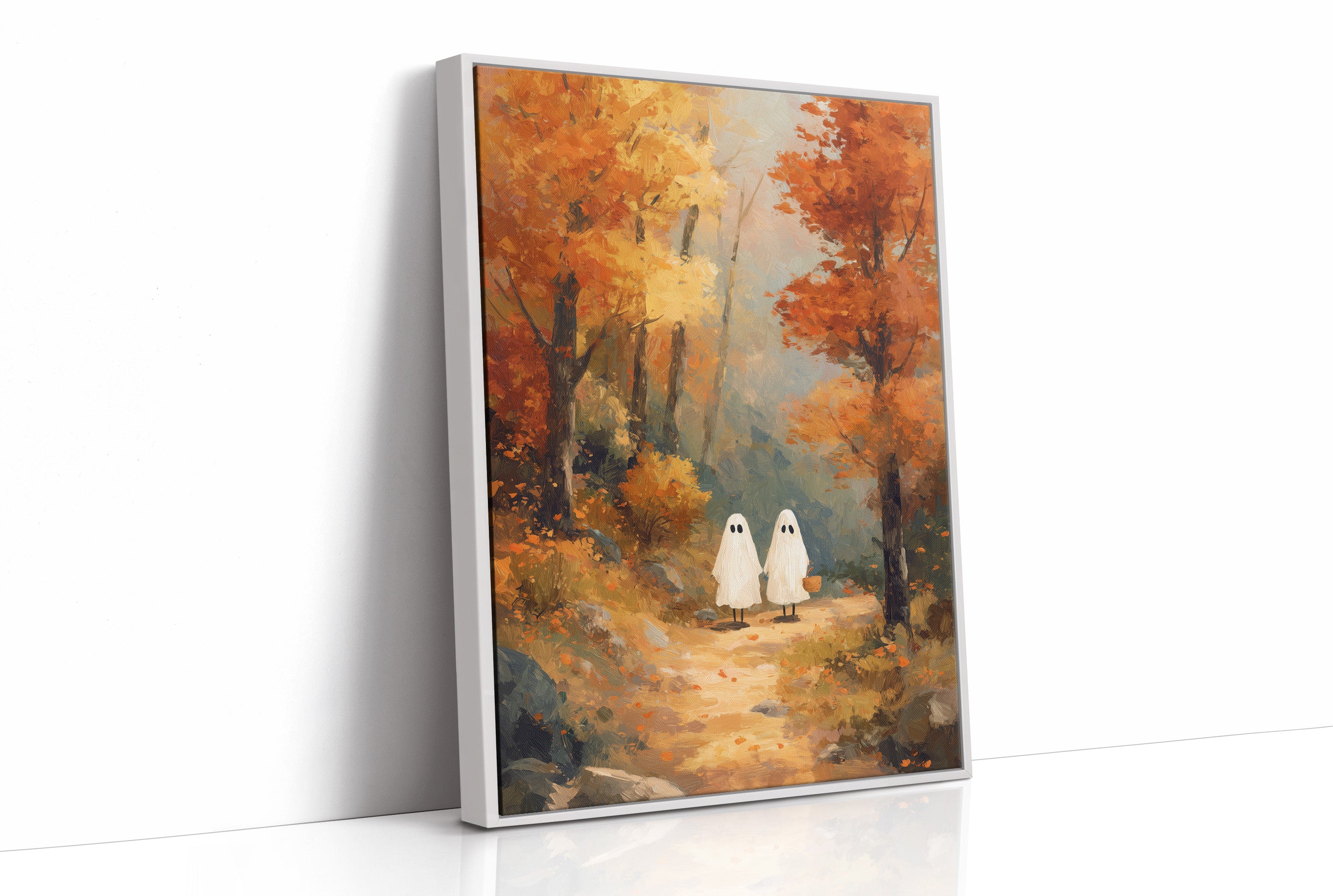 Spectral Wanderers in Autumn's Embrace