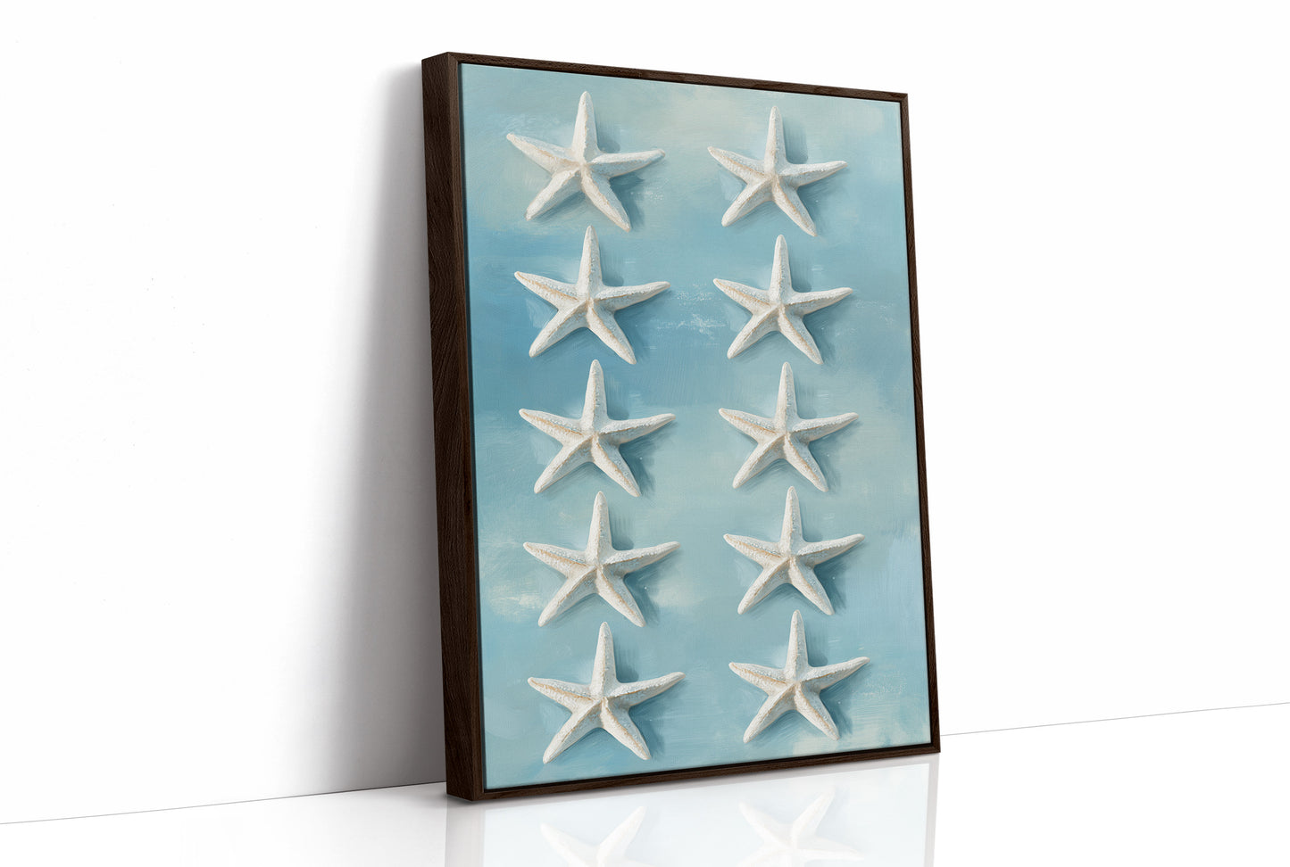 Sea Stars Float On Aqua Tide