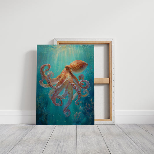 Cerulean Embrace of Eight Arms