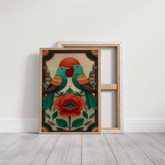 Two Birds At Sunfall