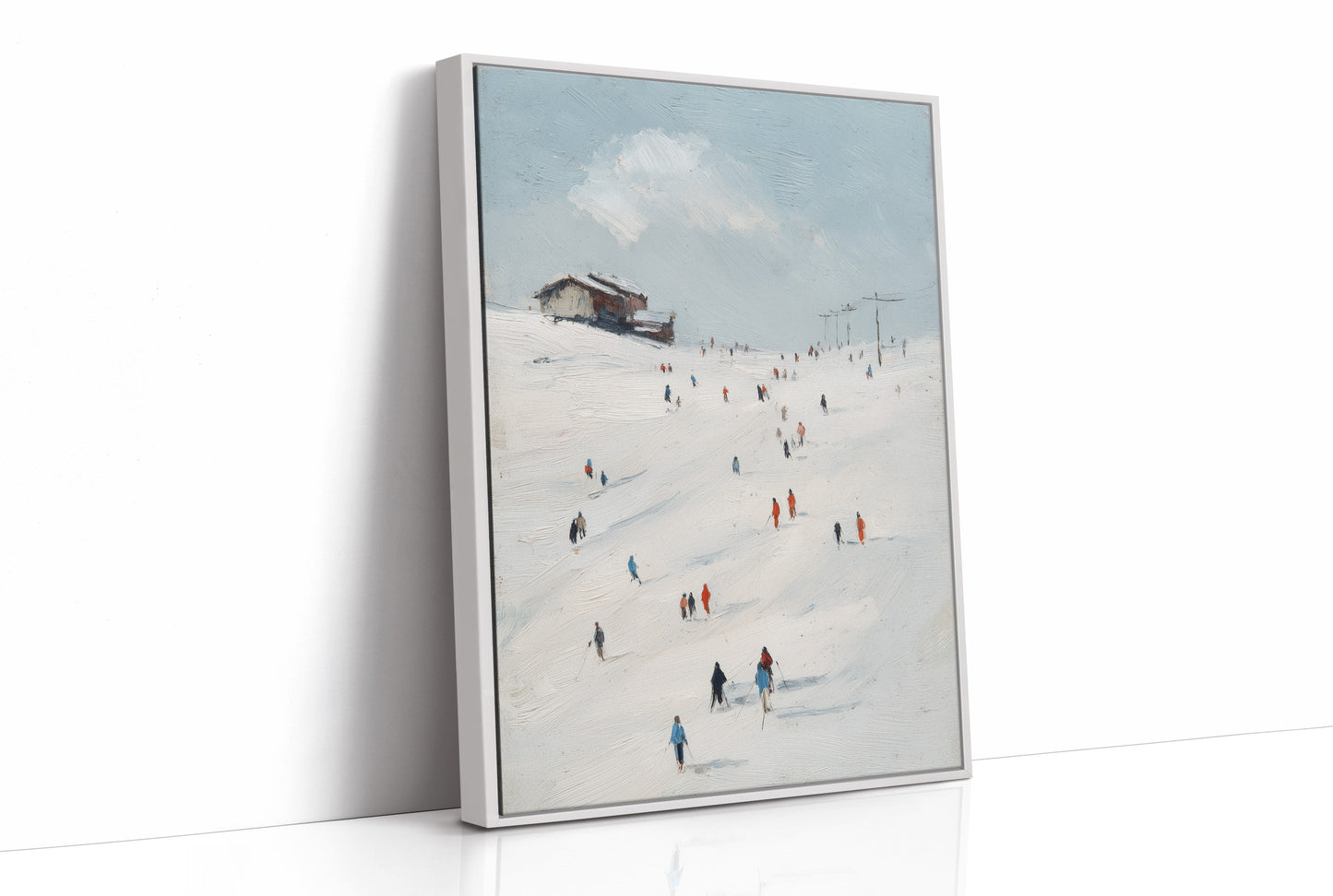 Tracks Across Quiet White