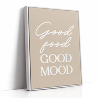 Good Food Good Mood Kitchen Quote