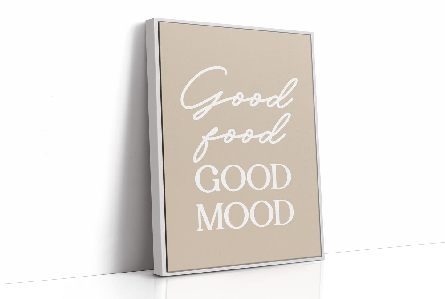 Good Food Good Mood Kitchen Quote