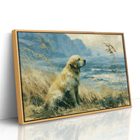 Golden Retriever, Coastal Cliffs