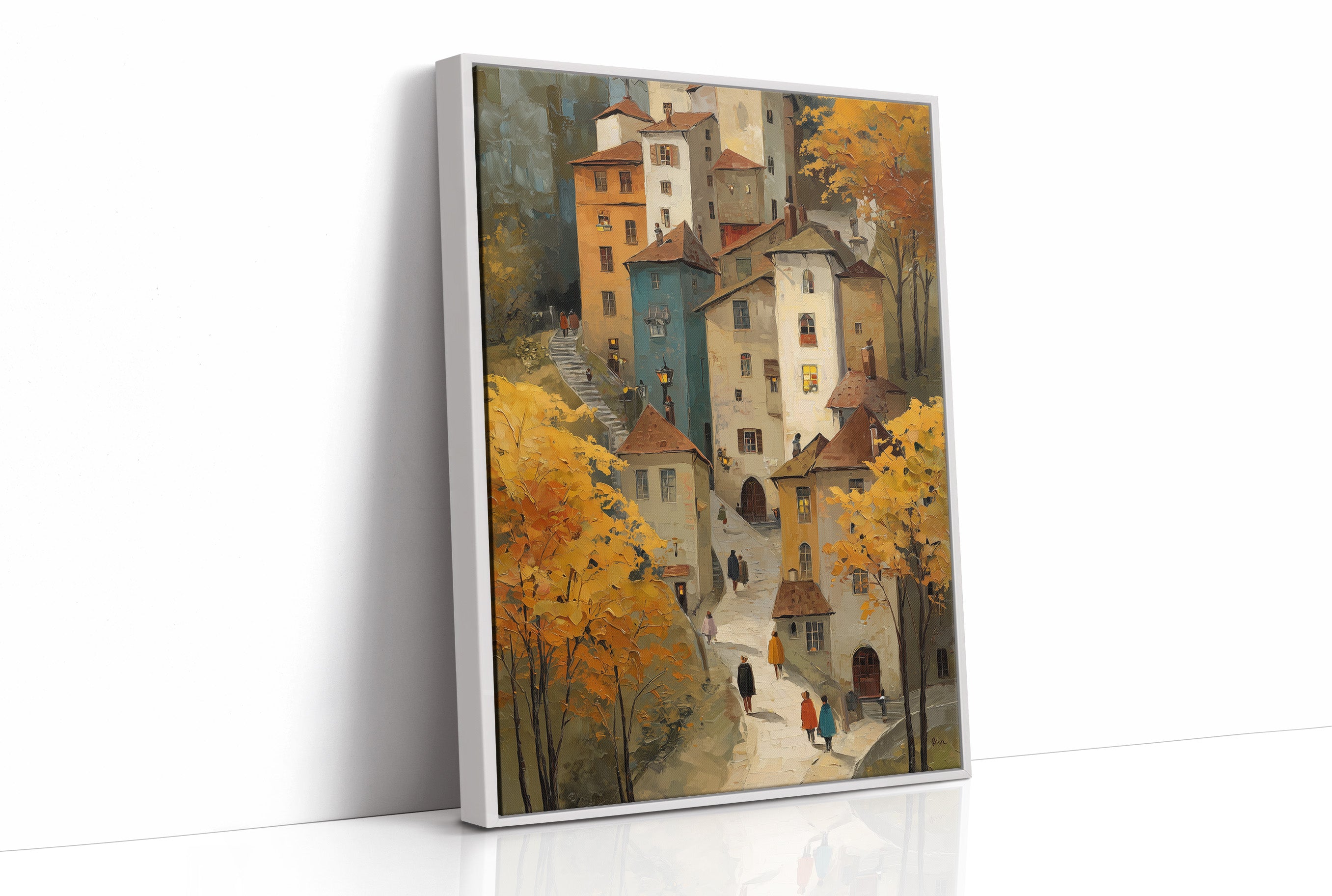 Autumn Passage Through Medieval Heights