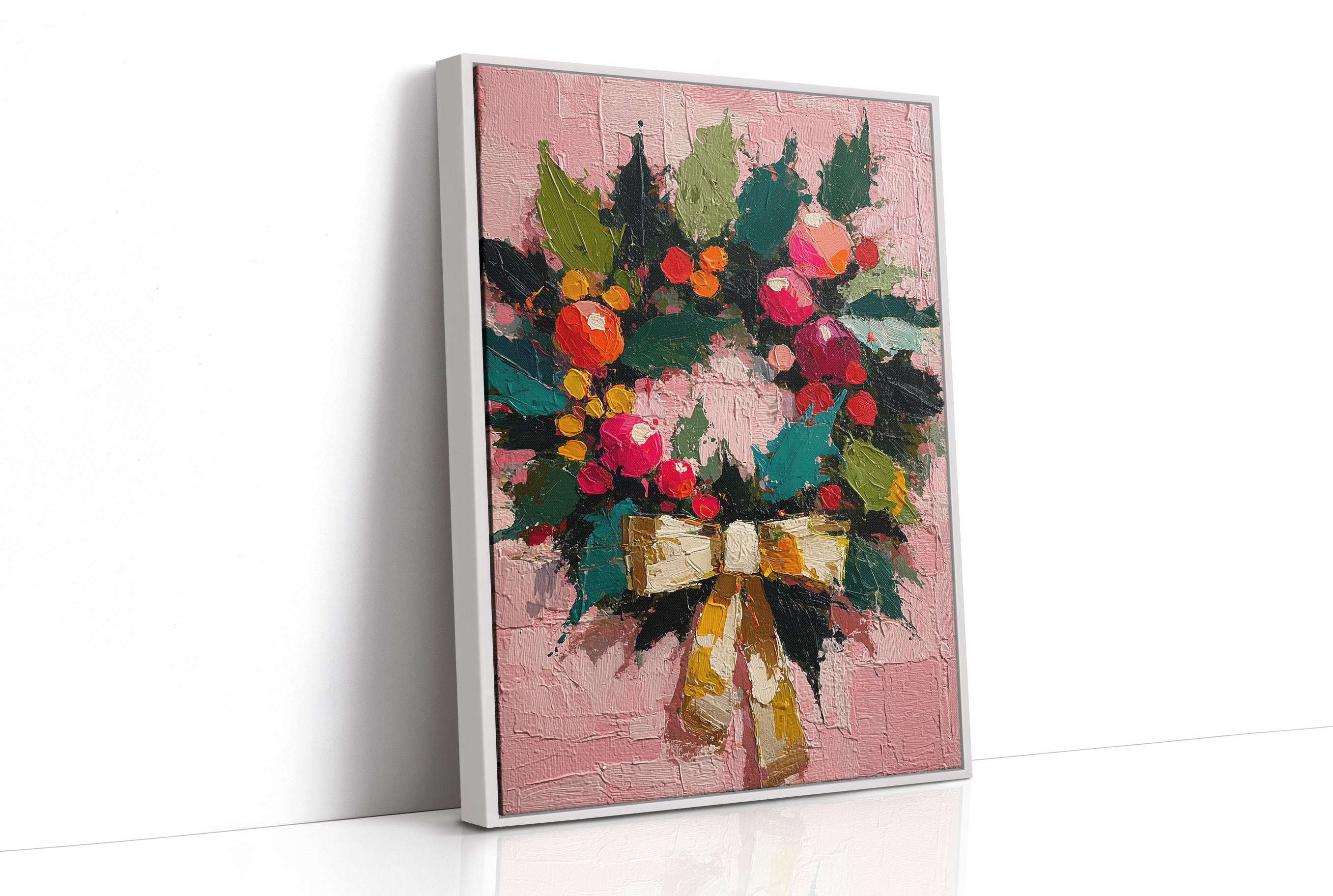 Wreath of Winter Blooms