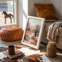 Saguaros Paint Their Desert Garden