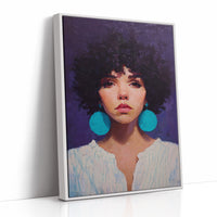 Turquoise Echoes In Violet