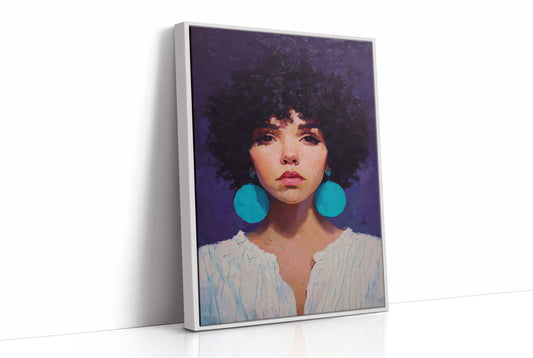 Turquoise Echoes In Violet