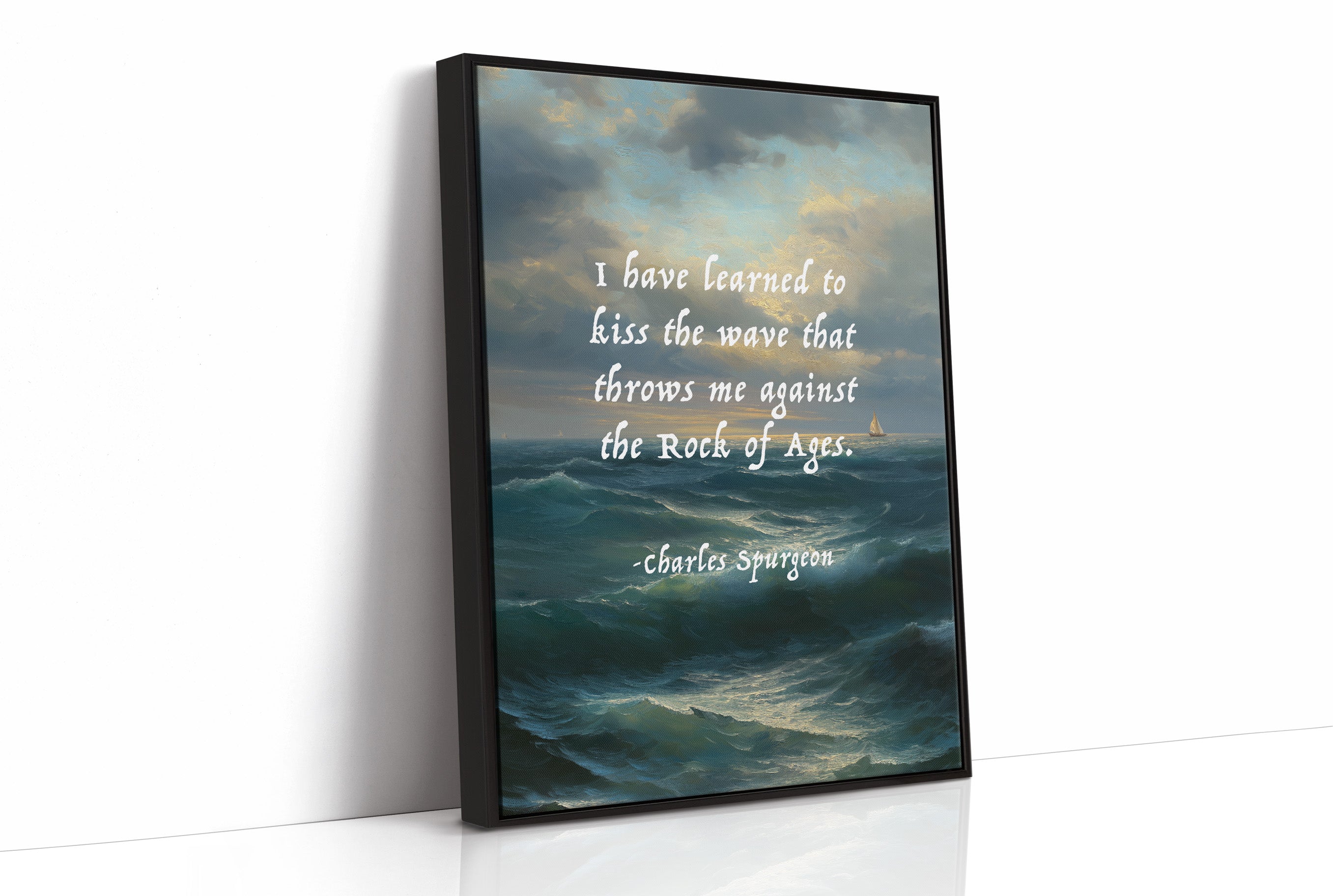 Kiss the Wave Rock of Ages Quote Art