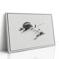 Solitude Atop Windswept Hills