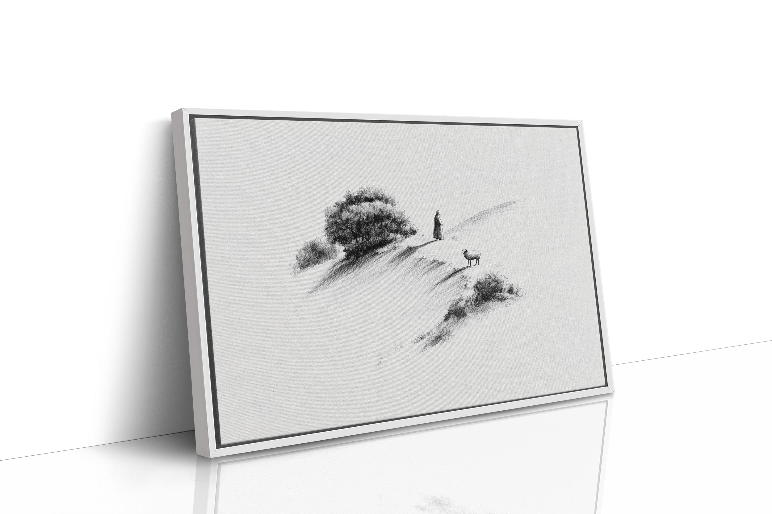 Solitude Atop Windswept Hills