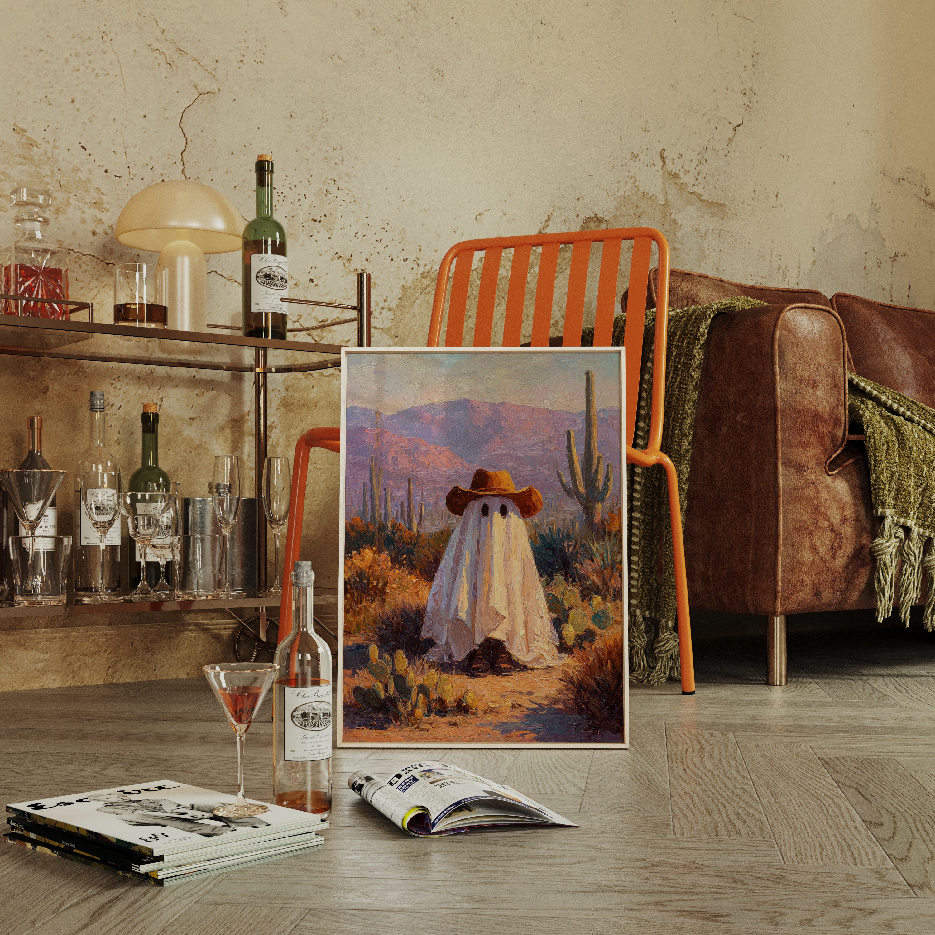 A Cowboy's Playful Mirage