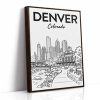 Denver, Union Station Line Art