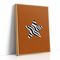 Zebra Star on a Rust Evening