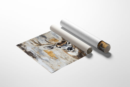 Noble Stag In Golden Light