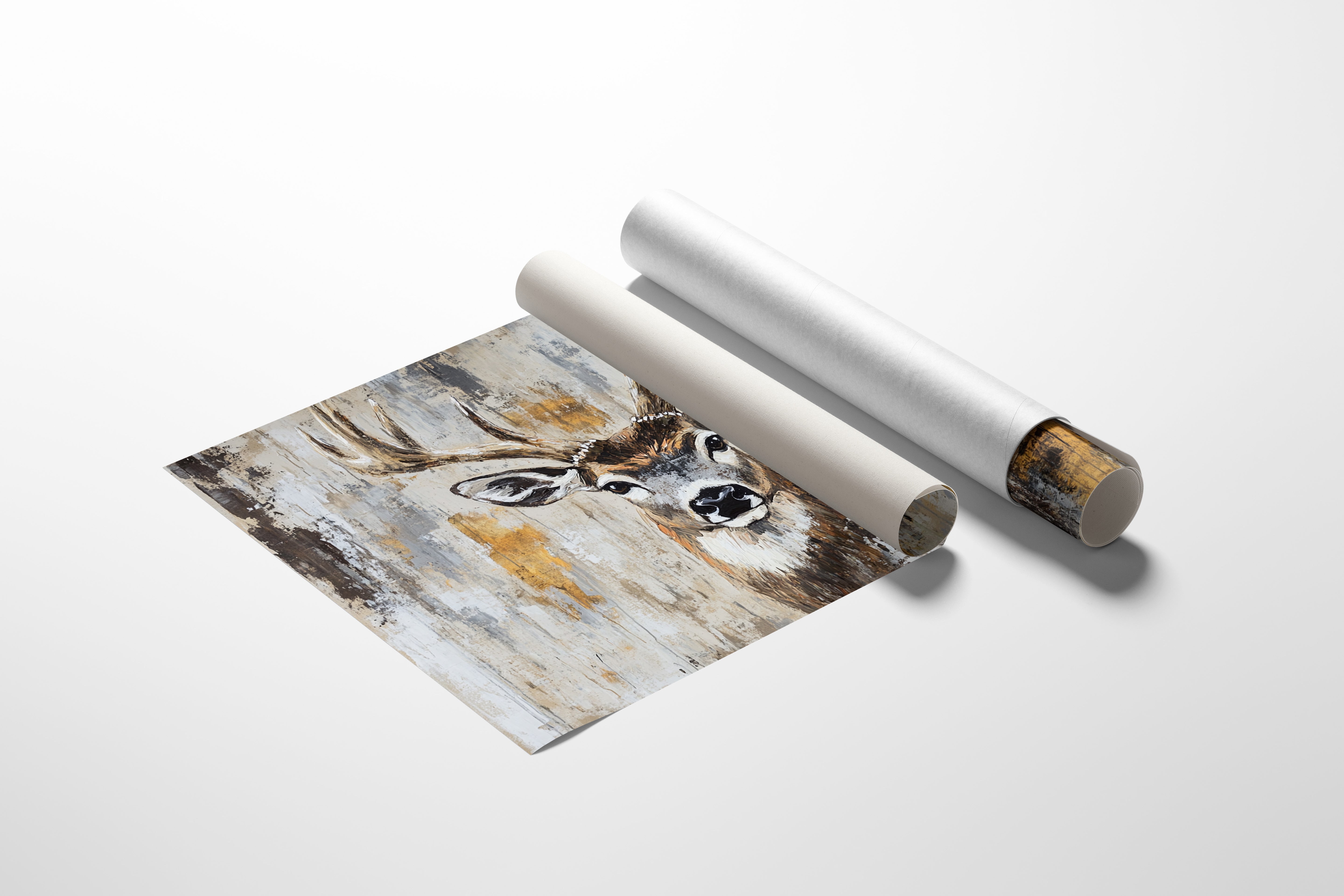 Noble Stag In Golden Light