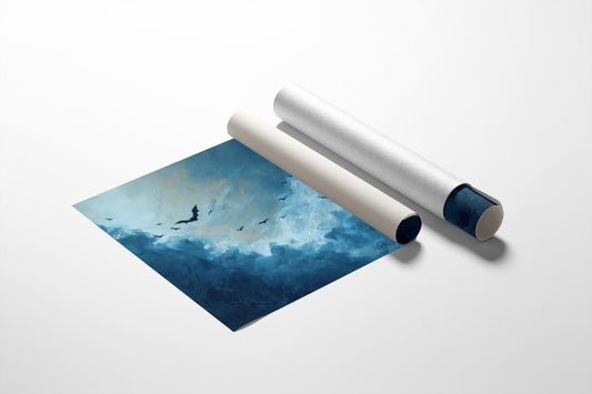 Birds Dance Through Storm Clouds