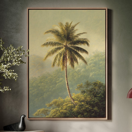 A Solitary Palm's Embrace