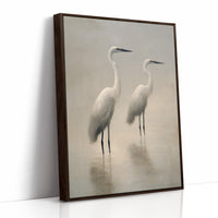 Ethereal Sentinels In Morning Mist