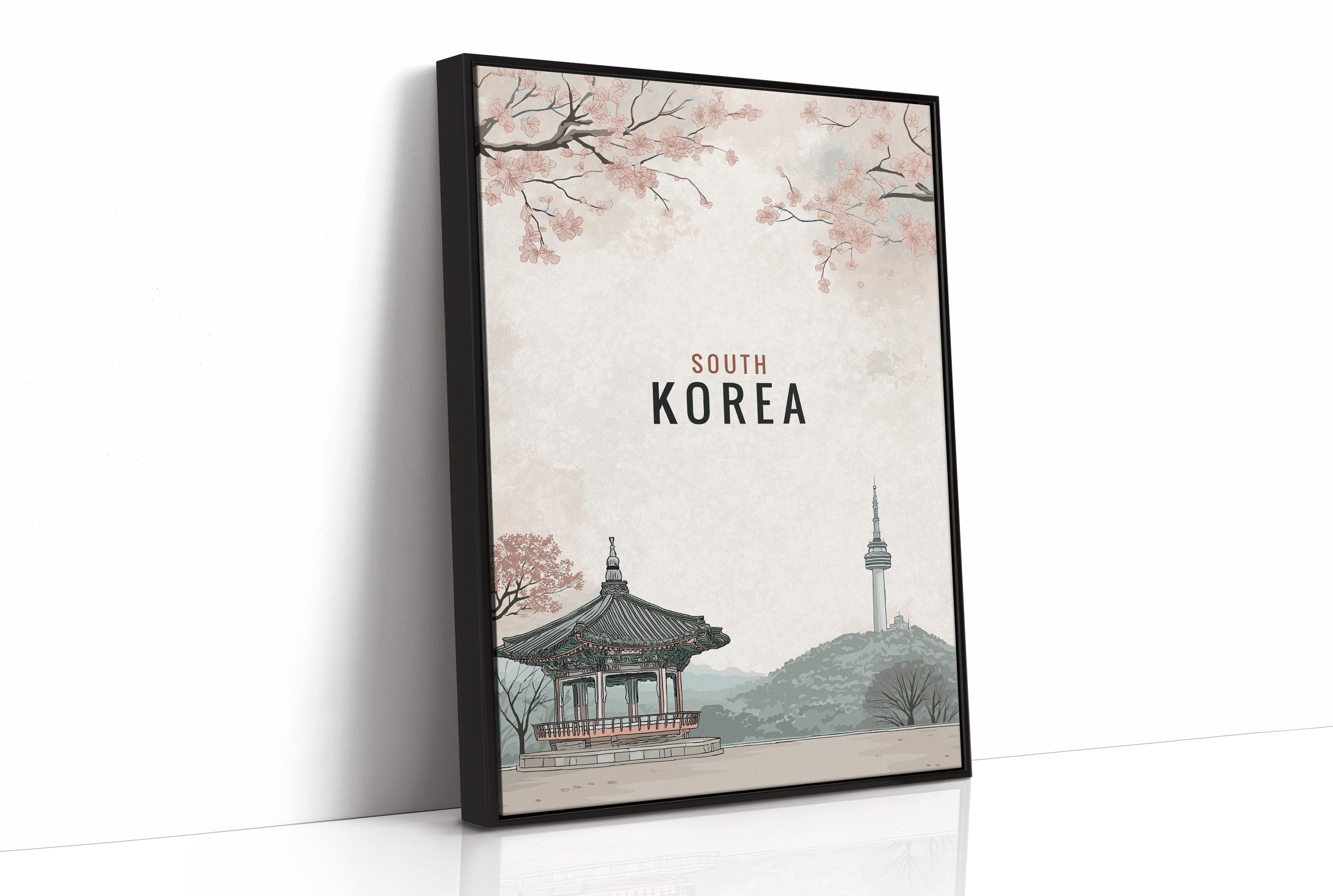Cherry Blossoms Frame Seoul's Heritage
