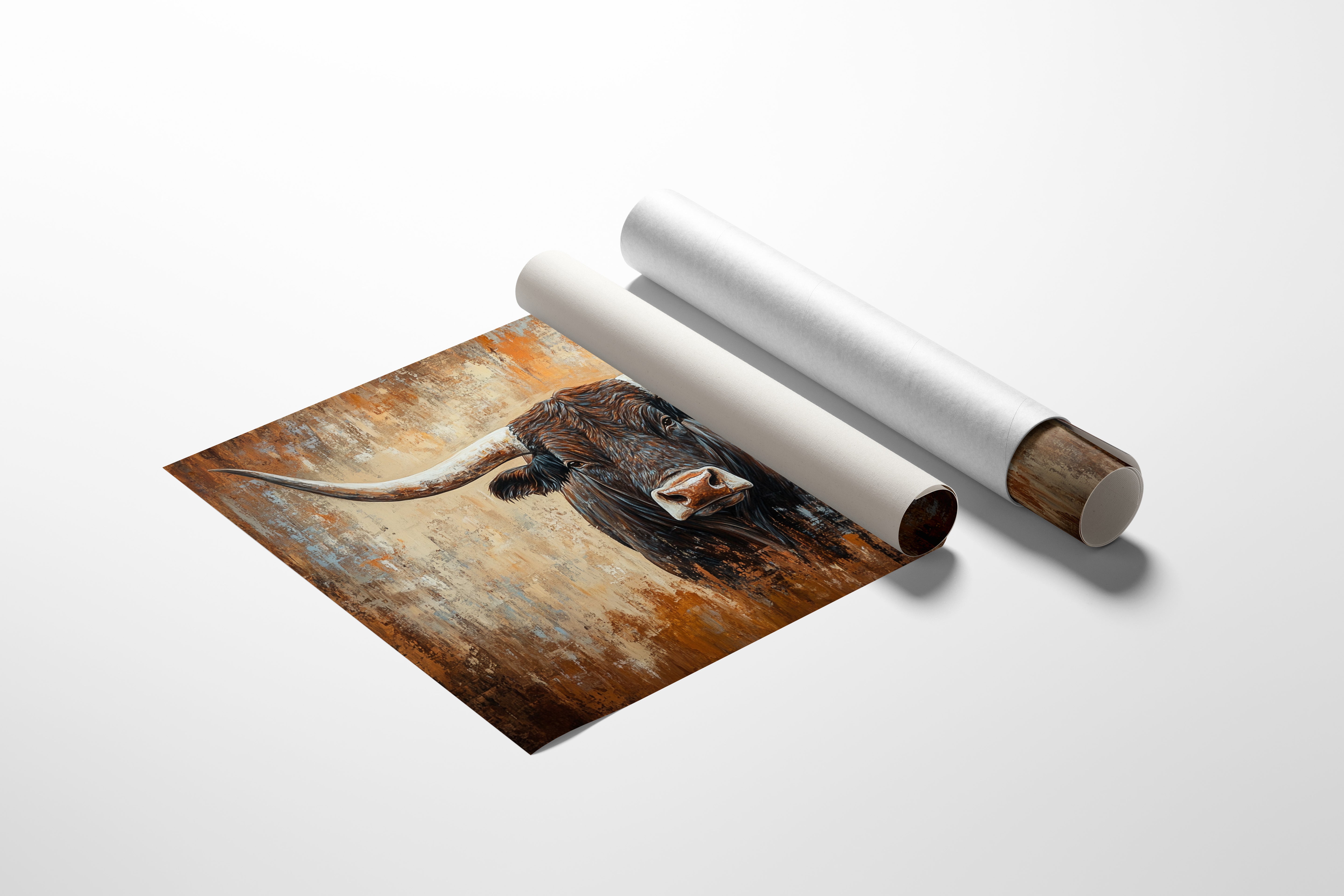 Longhorn Tales In Copper Light