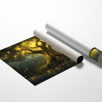 Ancient Light Dances Through Branches