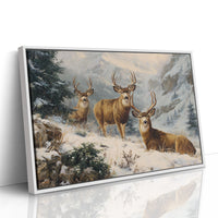 Winter Peaks Call The Deer Home