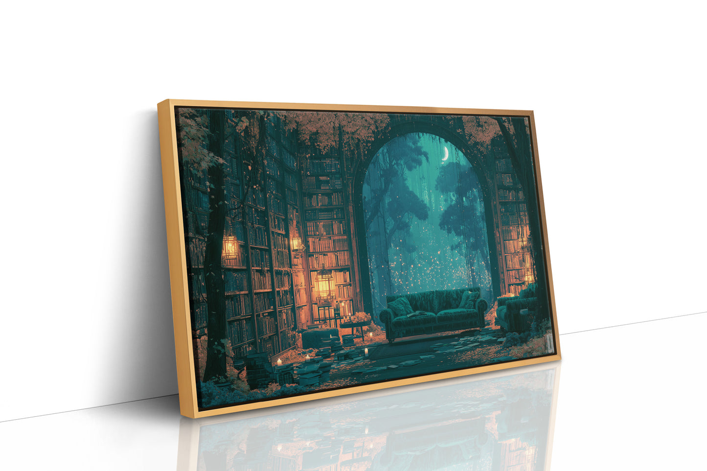 Midnight Library, Moonlit Woods