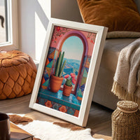 Saguaros Through Spanish Archways Dream