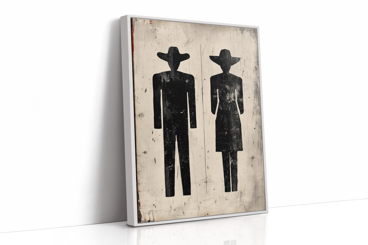 Western Restroom Silhouettes
