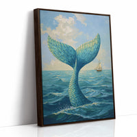 Cerulean Depths Whisper To Distant Sails