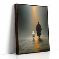 The Shepherd Walks Toward Light