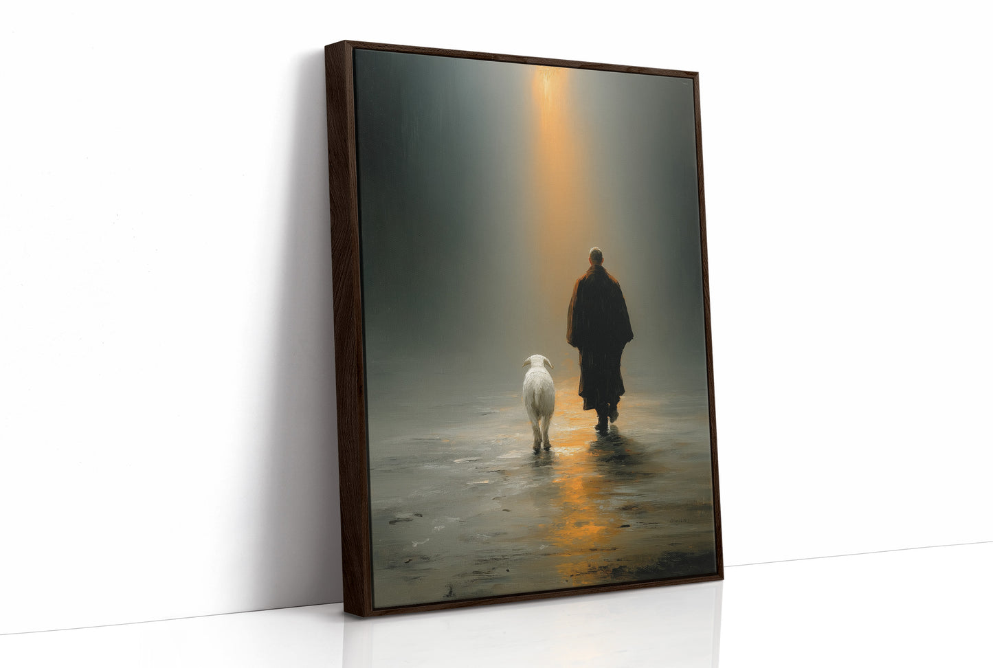The Shepherd Walks Toward Light