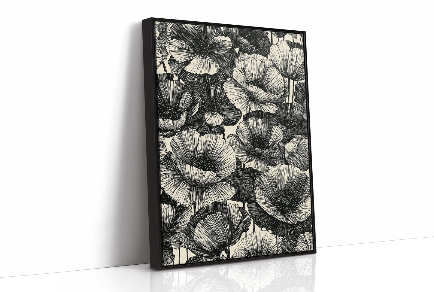 Ink Bloom Poppy Field
